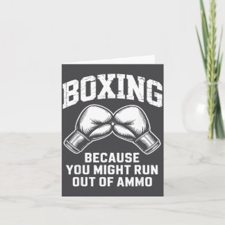 Carte Boxer Funny Quote 