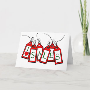 Carte Boxing Day I Love Ventes Tags