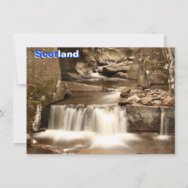 Carte Bracklinn Falls, Perthshire, Écosse (Devant)