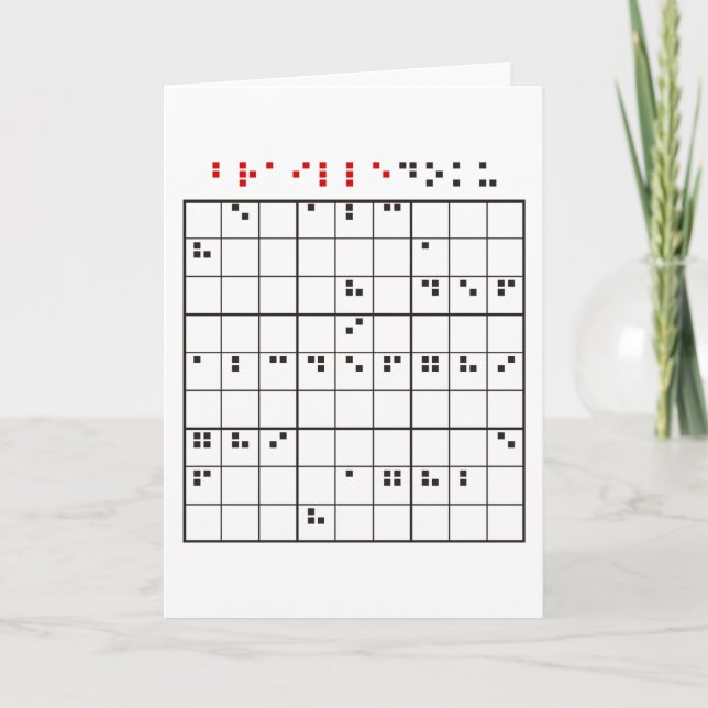 Carte brailledoku (Devant)