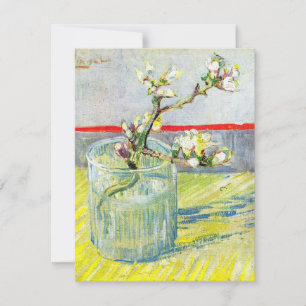 Carte Branche d'amande en fleurs par Vincent van Gogh