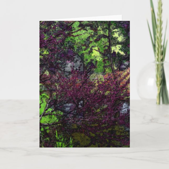 Carte Branches à fleurs (Devant)