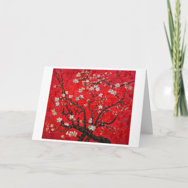 Carte Branches d'Amandiers en Blossom, Van Gogh (Devant)