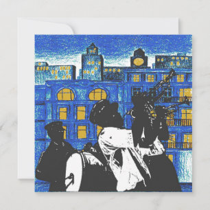 Carte Brass Band, Nouvelle-Orléans