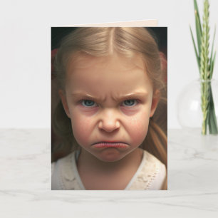 CARTE BRAT BIRTHDAY FUNNY CARD POUR ELLE