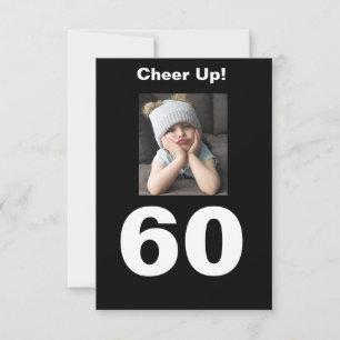 Carte Bravo ! 60e anniversaire Funny Grumpy Girl