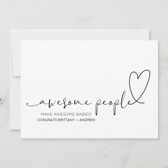 Carte Bravo Félicitations Grossesse Félicitations Nouvea (Devant)