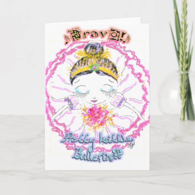 Carte Bravo ! pour Young Ballerinas (Devant)
