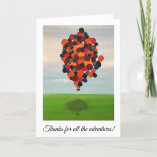 Carte Break-up Card - Merci pour les aventures!