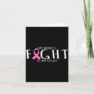 Carte Breast cancer awareness - mom's fight is fight