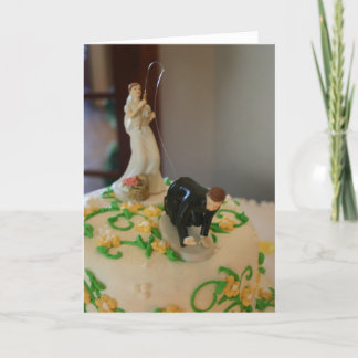 Carte Bride fishing for groom unique wedding card