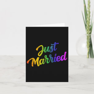 Carte Bride Groom Lgbtq Bachelor Mariage Tee - Hommes