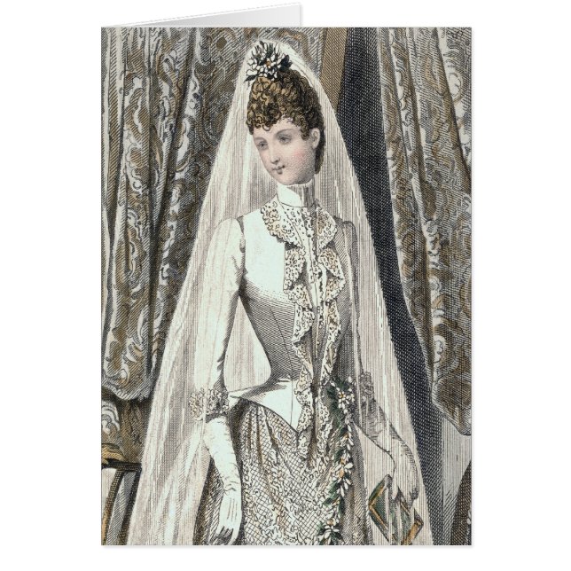 Carte Bride victorienne (Devant)
