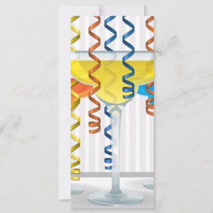 Carte Bright cocktail et ruban