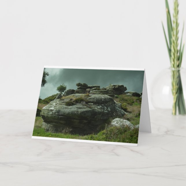 Carte Brimham Rocks et Moody Sky (Devant)