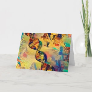 Carte brin d'ADN