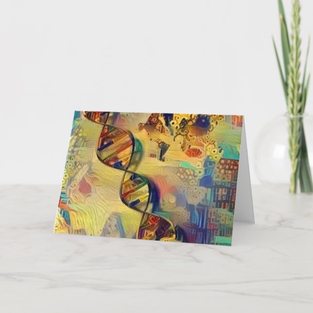 Carte brin d'ADN (Devant)