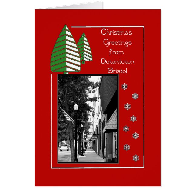 Carte Bristol Downtown Holiday (Devant)