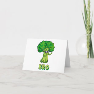 Carte Broccoli est mon Bro Fitness Veggie Power Vegan Br