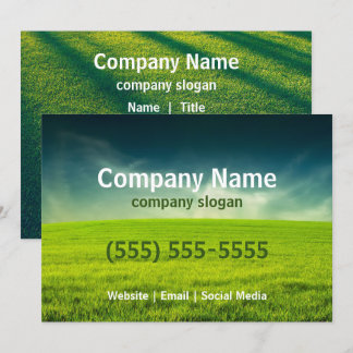 Carte Brochure 5x7 pour le soin de la pelouse