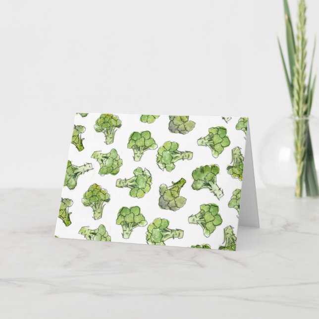 Carte brocoli - dispersé (Devant)