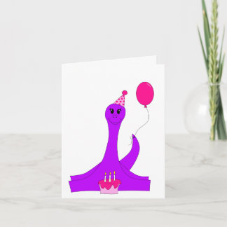 Carte Brontosaurus d'anniversaire !