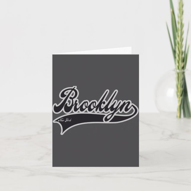 Carte Brooklyn New York Baby  (Devant)