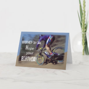 Carte Brother-in-Law Sports VTT Anniversaire