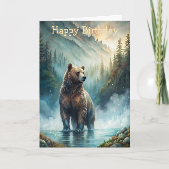 Carte Brown Bear  (Devant)