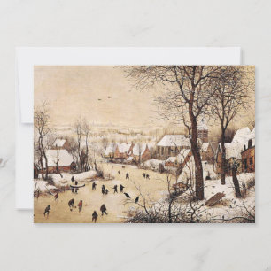 Carte Bruegel l'Ancien - Paysage hivernal