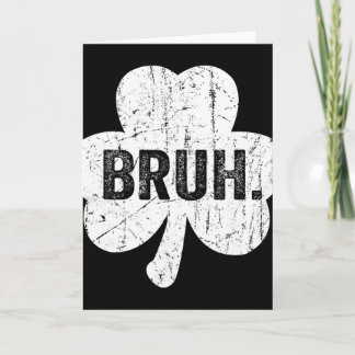 Carte Bruh Meme Citation Drôle Frère Salutation Adolesce