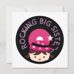 Carte Brunette Rocking Big Sister