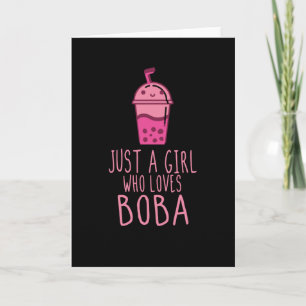Carte Bubble Tea Juste Une Fille Qui Aime Boba