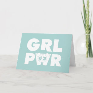 Carte Bubbles : Girl Power