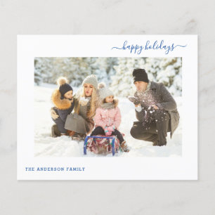 Carte Budget Holiday 2 Photo Modern Minimal 2024