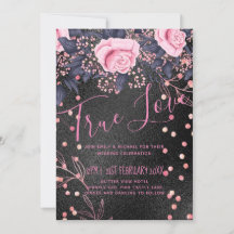 Budget Mariage Metallo Look Rosegold rose Floral