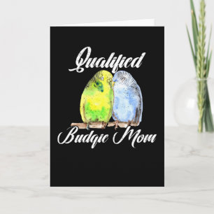 Carte Budgie Budgie Sittet Mama Parrot