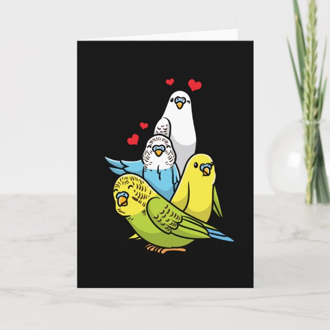 Carte Budgie Parrot (Devant)