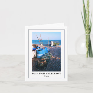 Carte Budleigh Salterton, Devon, Cornouailles