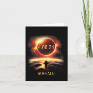 Carte Buffalo New York Ny Total Eclipse Solar 2024 Avril