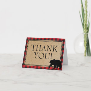 Carte Buffalo Plaid Merci Notes