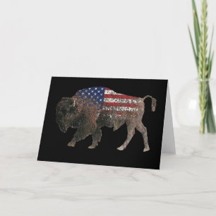 Carte Buffle sacré des États-Unis d'Amérique