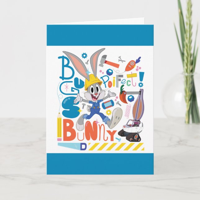 Carte BUGS BUNNY BUILDERS™| BUGS BUNNY™ Outils de travai (Devant)