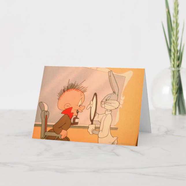 Carte BUGS BUNNY™ et ELMER FUDD™ 2 (Devant)