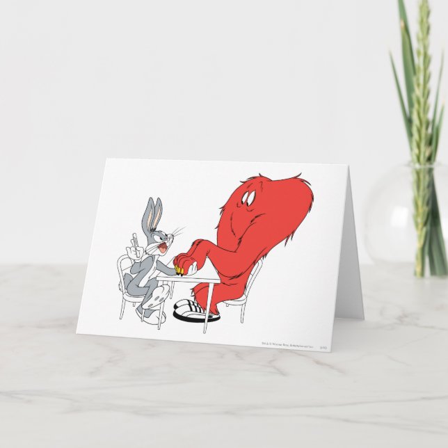 Carte BUGS BUNNY™ et Gossamer 2 (Devant)