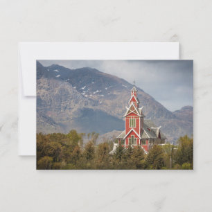 Carte Buksnes kirke Lofoten