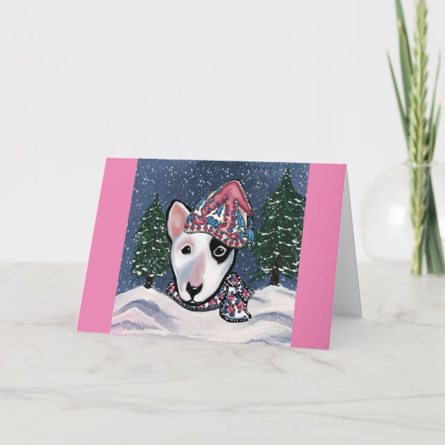 Carte Bull Terrier Miniature (Devant)
