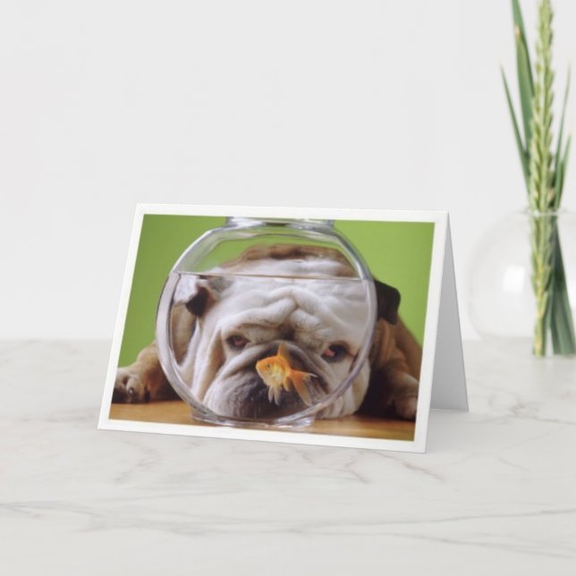 Carte Bulldog anglaise (Devant)