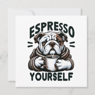 Carte Bulldog Espresso Chaud - Café Confortable