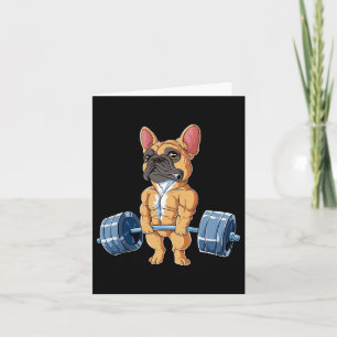 Carte Bulldog Poids Fawn Deadlift Fitness Gym Fu